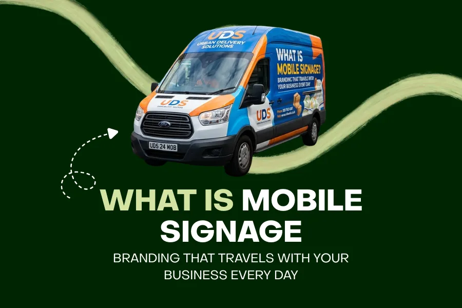Vehicle graphics and wraps used for mobile signage and branding