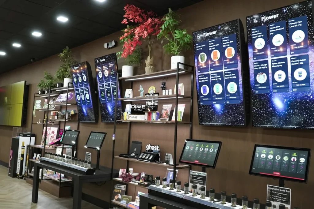 Digital signage display for an Austin business
