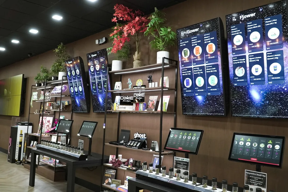 Digital signage display for an Austin business